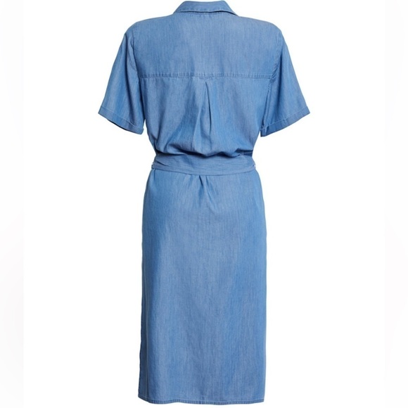 BCBGENERATION Chambray medium wash blue duster - Picture 2 of 9